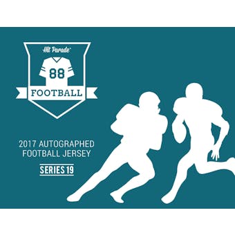 2017 Hit Parade Autographed Football Jersey Hobby Box - Series - 19 - Bart Starr & Jim Brown!!!!