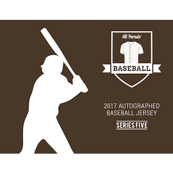 2017 Hit Parade Autographed Baseball Jersey Hobby Box - Series 5 - Barry Bonds & Ichiro Suzuki!!!!