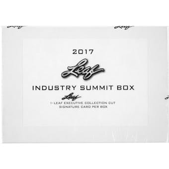 2017 Leaf Industry Summit Cut Signature Box