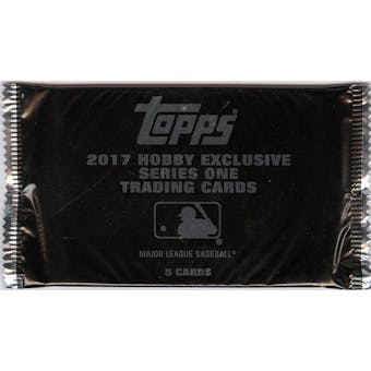 2017 Topps Series 1 Baseball Hobby Exclusive Silver Bonus Pack