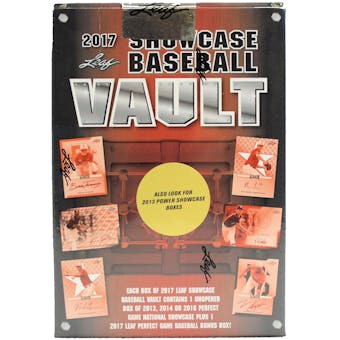 2017 Leaf Showcase Vault Baseball Hobby Box