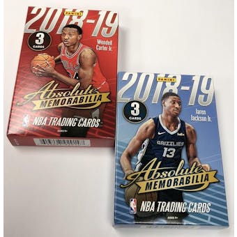 2018/19 Panini Absolute Memorabilia Basketball Hobby Pack