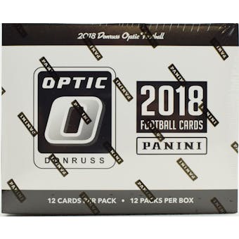 2018 Panini Donruss Optic Football Jumbo Value 12-Pack Box