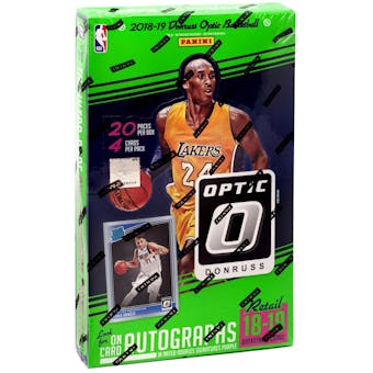2018/19 Panini Donruss Optic Basketball Retail 20-Pack Box