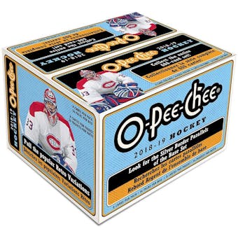 2018/19 Upper Deck O-Pee-Chee Hockey Retail 36-Pack Box