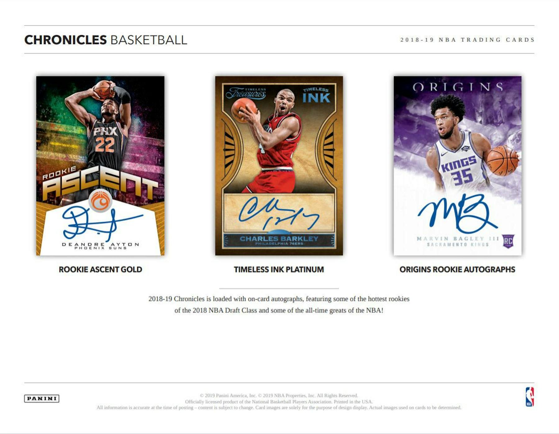 2018-19 Panini Chronicles Basketball Hanger Box- Featuring Luka Doncic and  Trae Young, On card Signatures Retail Exclusives