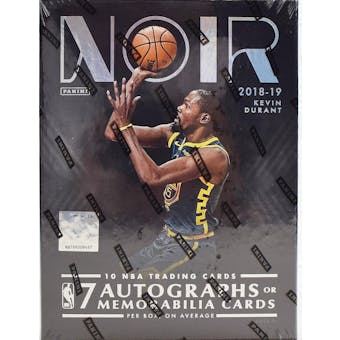 2018/19 Panini Noir Basketball Hobby Box