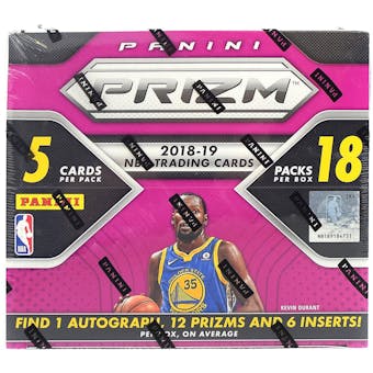 2018/19 Panini Prizm Fast Break Basketball Box