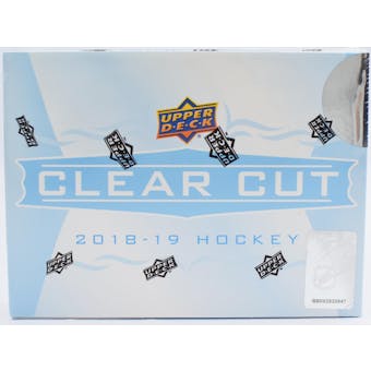 2018/19 Upper Deck Clear Cut Hockey Hobby Box