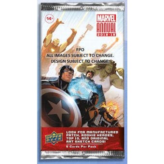 Marvel Annual Trading Cards Pack (Upper Deck 2018/19)