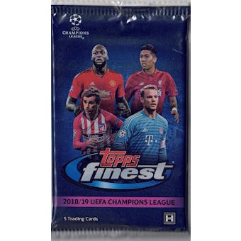 2018/19 Topps Finest UEFA Champions League Soccer Hobby Pack