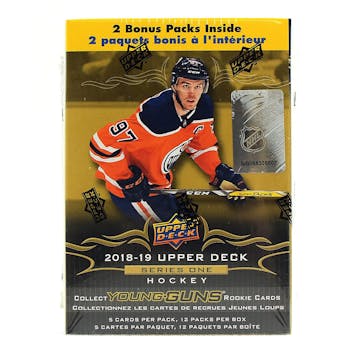 2018/19 Upper Deck Series 1 Hockey 12-Pack Box