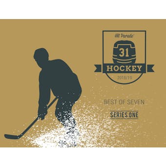 2018/19 Hit Parade Auto Hockey Jersey BEST OF 7 Hobby 1-Box- DACW Live 31 Spot Random Team Break #1