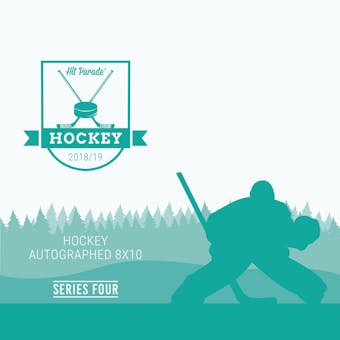 2018/19 Hit Parade Autographed Hockey 8x10 Photo Series 4 Hobby Box McDavid, Point & Aho!!