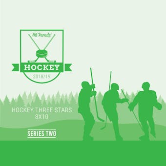 2018/19 Hit Parade Autographed Hockey Three Stars 8x10 Photo Series 2 Hobby 10-Box Case Orr & McDavid!!