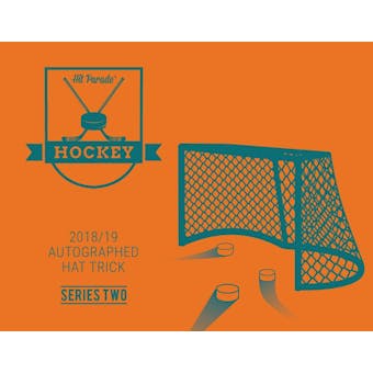 2018/19 Hit Parade Autographed HAT TRICK Hockey Hobby Box - Series 2 -  McDavid, Messier, and Orr!!!