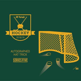 2018/19 Hit Parade Autographed HAT TRICK Hockey Hobby Box - Series 6 Ovechkin, Matthews & Kane!!