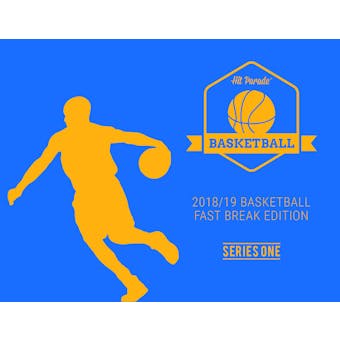 2018/19 Hit Parade Basketball Fast Break - Series 1 - 10 Box Hobby Case /500 Jordan-Kobe-LeBron-Curry