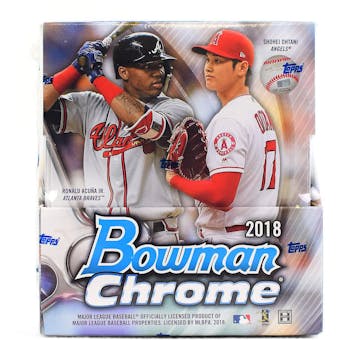 2018 Bowman Chrome Baseball Hobby Box
