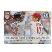 2018 Bowman Chrome Baseball HTA Choice Box