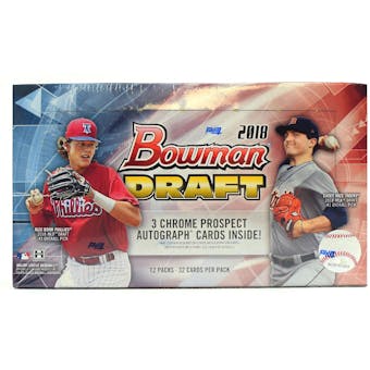 2018 Bowman Draft Baseball Hobby Jumbo Box
