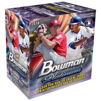 2018 Bowman Platinum Baseball Mega Box (Reed Buy)