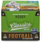 2018 Panini Classics Football Hobby 10-Box Case