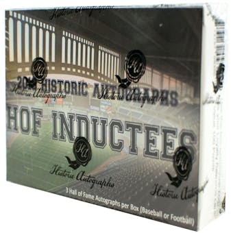 2018 Historic Autograph Hall of Fame Inductees Hobby Box