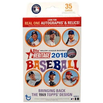 2018 Topps Heritage Baseball Hanger Box (Walmart)