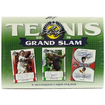 2018 Leaf Grand Slam Tennis Hobby Box
