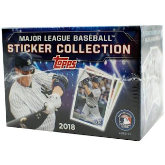 2018 Topps Baseball MLB Sticker Collection Box