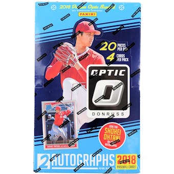 2018 Panini Donruss Optic Baseball Hobby Box