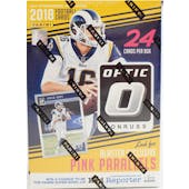 2018 Panini Donruss Optic Football 6-Pack Blaster Box (Pink Parallels)