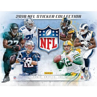 2018 Panini NFL Football Sticker Collection Box