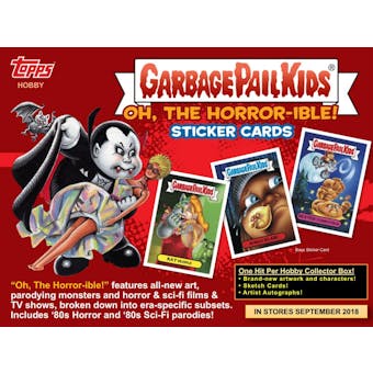 Garbage Pail Kids Series 2  Oh, The Horror-ible Hobby Collector Edition Pack (Topps 2018)