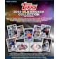 2018 Topps Baseball MLB Sticker Collection Album