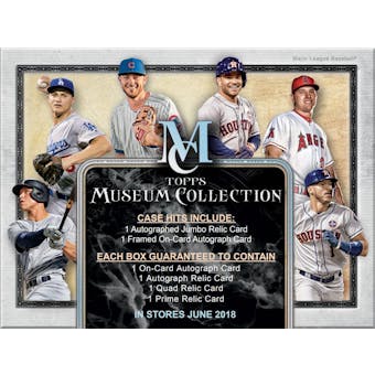 2018 Topps Museum Collection Baseball Hobby Pack