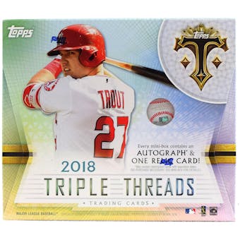 2018 Topps Triple Threads Baseball Hobby Box