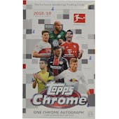 2018/19 Topps Chrome Bundesliga Soccer Hobby Box