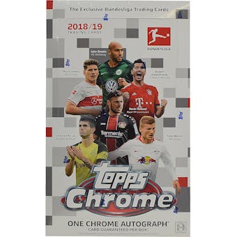 2018/19 Topps Chrome Bundesliga Soccer Hobby Box