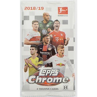 2018/19 Topps Chrome Bundesliga Soccer Hobby Pack