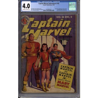 Captain Marvel Adventures #18 CGC 4.0 (OW-W) *2018261010*