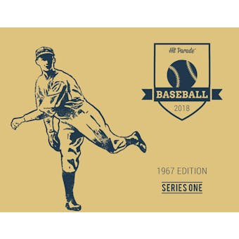 2018 Hit Parade Baseball 1967 Edition - Series 1 - 10 Box Hobby Case Banks-Mantle-Seaver-Clemente-Aaron!!!
