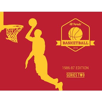2017/18 Hit Parade Basketball 1986-87 Edition - Series 2 - Hobby Box /143 - Jordan RC PSA 8