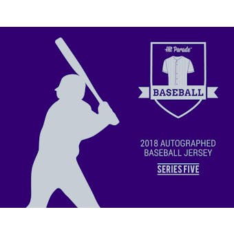 2018 Hit Parade Autographed Baseball Jersey Hobby Box - Series 5 - ---KILL