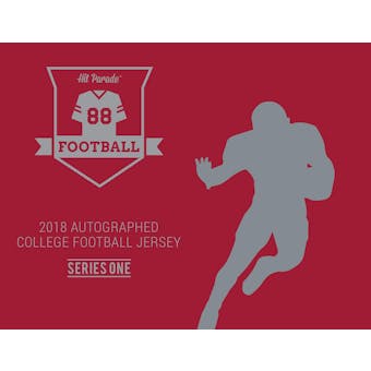 2018 Hit Parade Autographed College Football Jersey Hobby Box - Series #1 - Joe Montana & Randy Moss!!--KILL