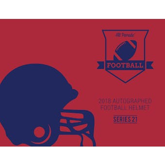 2018 Hit Parade Autographed Full Size Football Helmet Hobby Box - Series 21 - Aaron Rodgers & Kurt Warner!