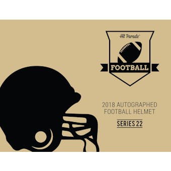 2018 Hit Parade Autographed Full Size Football Helmet Hobby Box - Series 22  Triplets - Aikman, Irvin, & Smith