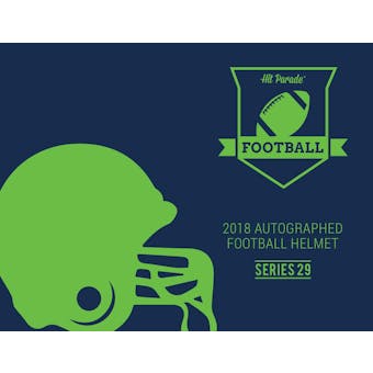 2018 Hit Parade Auto Full Size Football Helmet Series 29- 10-Box- DACW Live 10 Spot Random Helmet Break #1