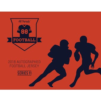 2018 Hit Parade Autographed Football Jersey Hobby Box - Series 11 - "Sweetness" Walter Payton